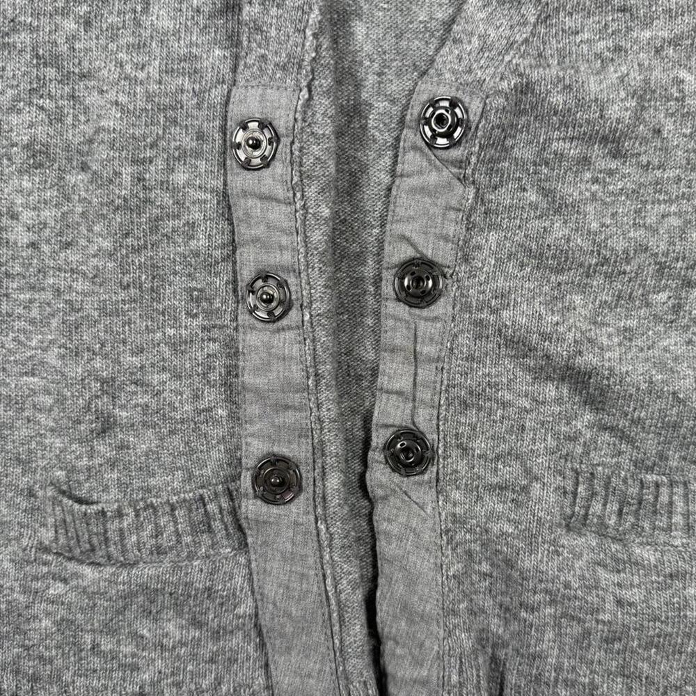 Banana Republic Wool Cashmere Sweater Vest Women’s Medium Gray Minimalist - Picture 3 of 8